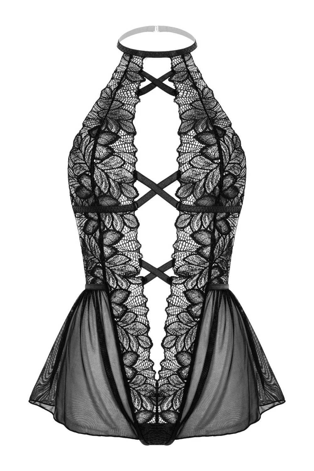 Christine - Lace Cut-Out Body Liza
