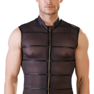 Doorschijnend Shirt Met Wetlook Strepen