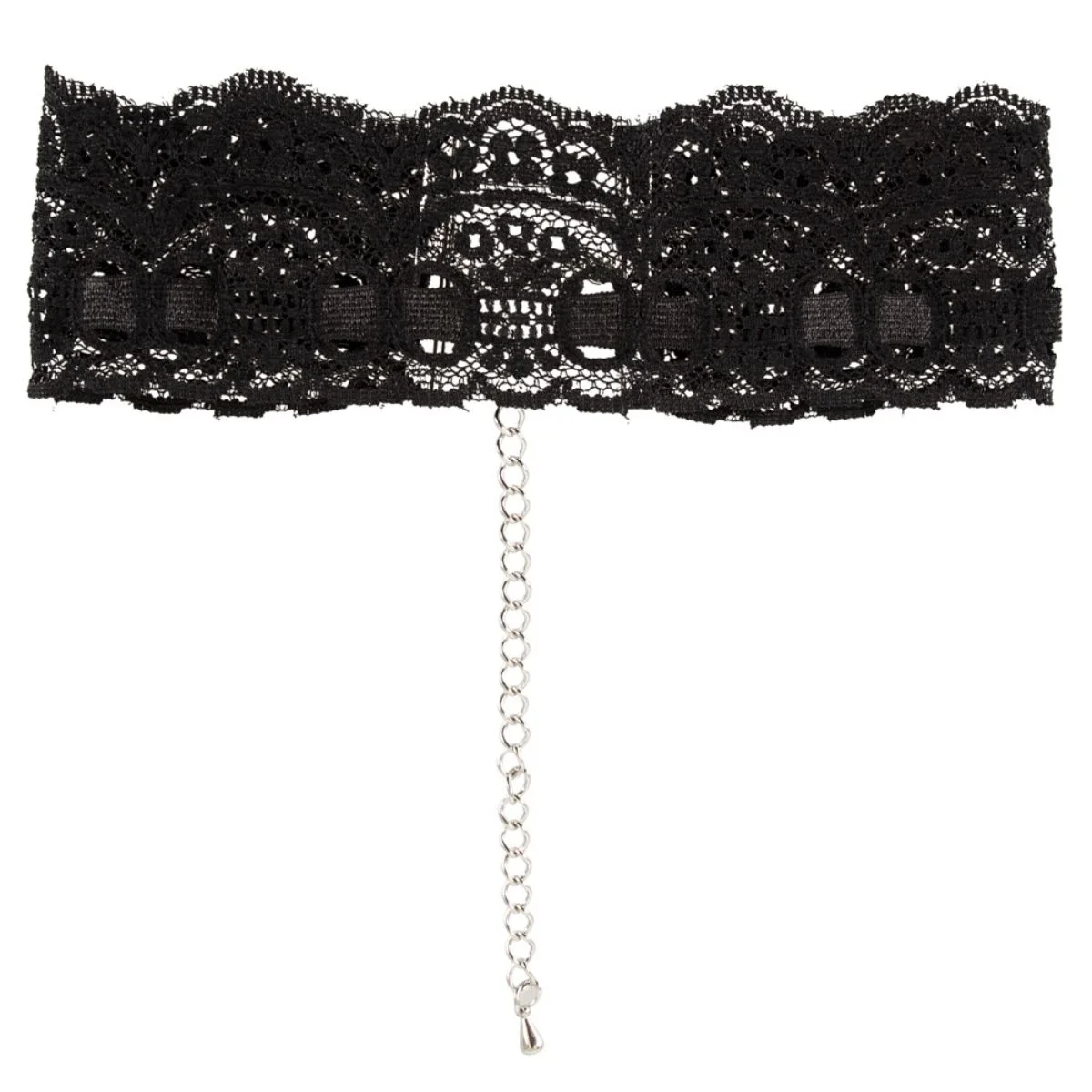 Cottelli Collection - Kanten halsband - Zwart