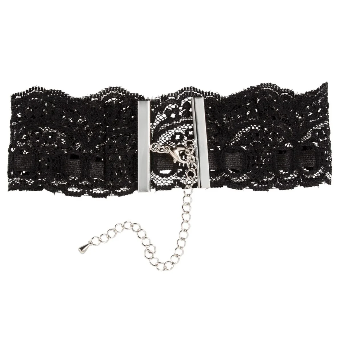 Cottelli Collection - Kanten halsband - Zwart