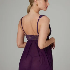 Christine - Babydoll & String Lieve - paars