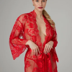 Christine - Kanten Kimono Graceful - Rood