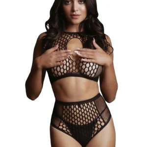 Duo Net 2-delige Bh-set zwart