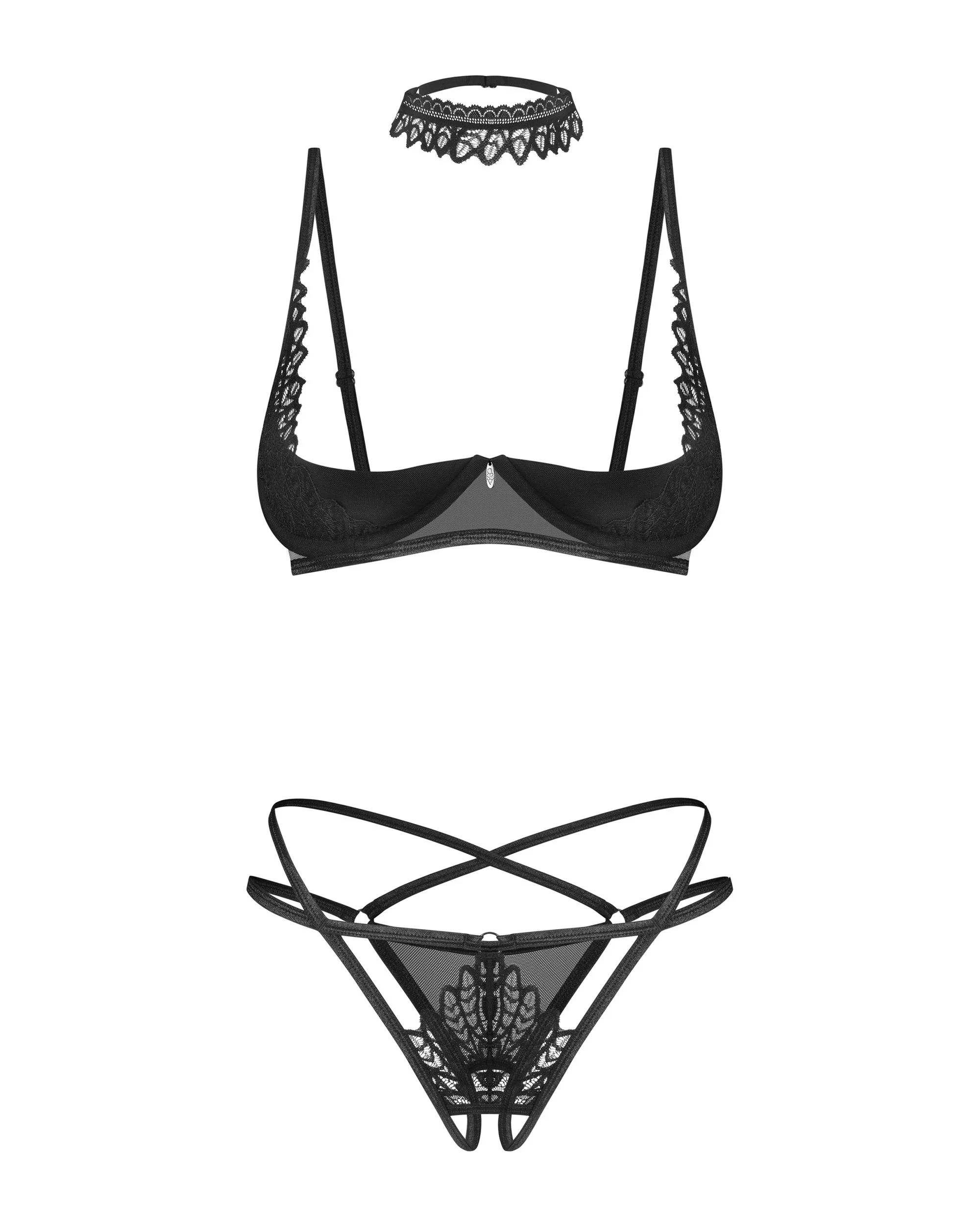Obsessive - Donarella 3-delige Set - M/L