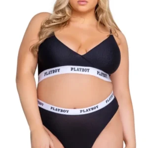 Playboy Lingerie - Lifestyle 2-Delige Set Curvy - Zwart