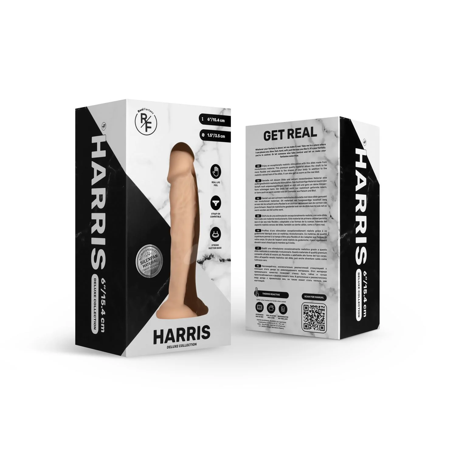 Real Fantasy Deluxe - Harris Realistische Dildo - 15 cm
