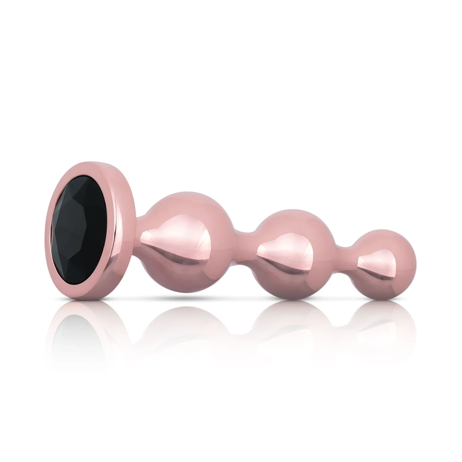 Rosy Gold - Metalen Buttplugset 3 stuks - Roségoud