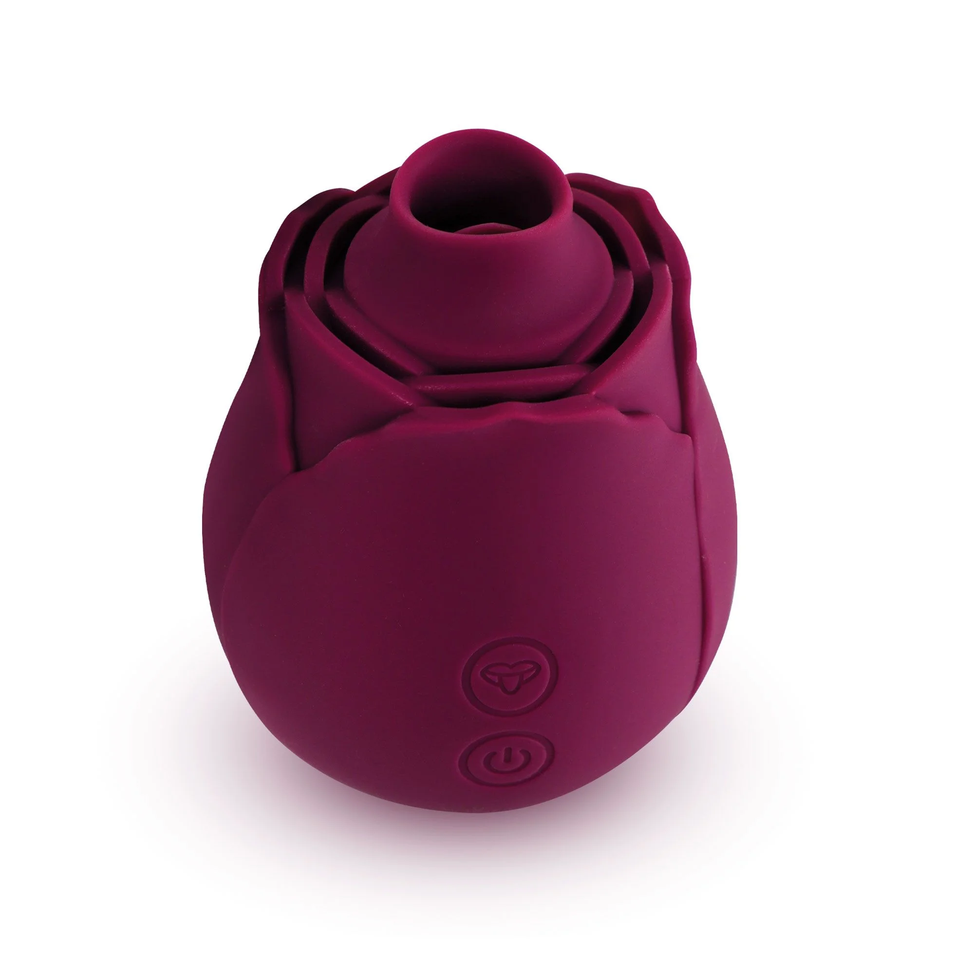 Skins Rose Buddies - The Rose Flutterz Vibrator - Wijnrood
