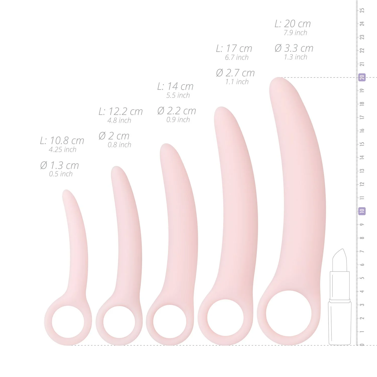 Teazers Vaginale Dilator Set