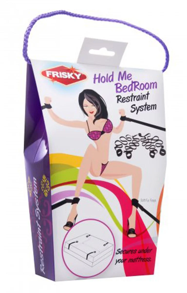 XR Brands - Hold Me Bed Bondage Set - Zwart