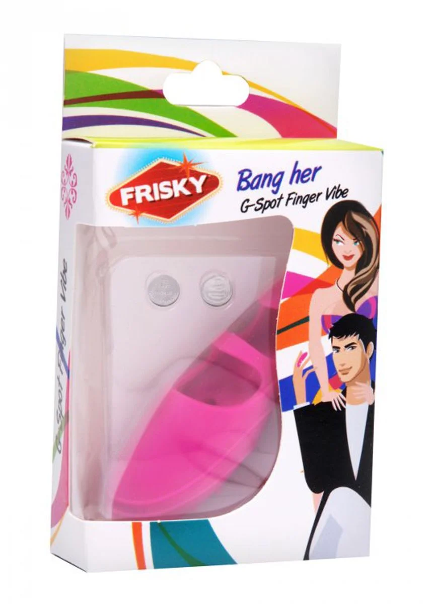 Siliconen G-Spot Vinger Vibrator - Roze