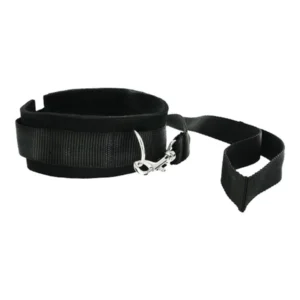 Riem en Halsband set - Zwart